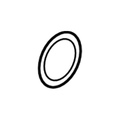 Acura New 2005-2012 Fits Acura RL Ring, Right Rear Speaker Ornament Dark Silver, Part # 83738-SJA-A02ZB