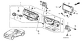 New 2010-2012 Fits Honda Accord Panel *NH693L* (GUN METALLIC), Part # 39170-TE0-L52ZA