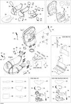 Fits 2004-2007 Ski-Doo GSX 500SS / GSX 600 HO Models Tuned Pipe Ass'y Includes 23 To 34, OEM Part # 514053749
