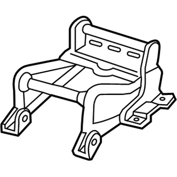 Ford New 2003-2005 Fits Ford / Lincoln Explorer / Aviator Frame and Spring - Rr Seat Cushion Position Rear, Part # 2C5Z7863160B