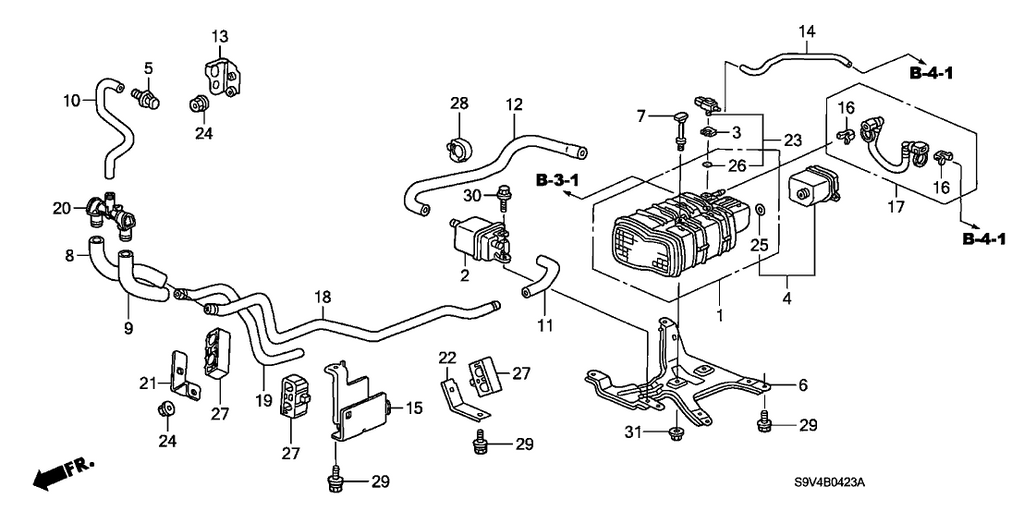 New 2005-2008 Fits Honda Pilot Tube, ATmospheric, Part # 17385-S9V-A00