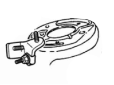 Ford New 2002 Fits Lincoln Continental Plate, Part # 2F3Z3B154AB