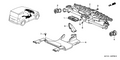 Honda New 2003-2011 Fits Honda Element Duct Assy., RR. Heater, Part # 83331-SCV-A01