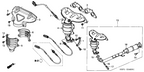 New 2001-2005 Fits Honda Civic Sensor, Part # 36531-PLE-305