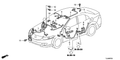 New 2010 Fits Acura TSX Sub Wire Harness, Audio, Part # 32118-TP1-A00