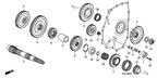 New 2007 Fits Honda Accord Countershaft Second Gear, Part # 23441-RCL-A01