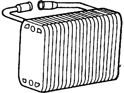 Ford New 1992-1993 Fits Ford E-150 / E-250 / E-350/E-350 Super Duty Core Air Conditioning, Part # F2UZ19860A
