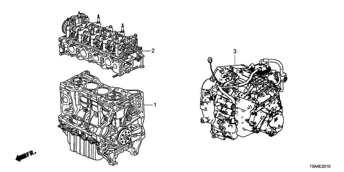 Honda New 2012-2014 Fits Honda CR-V Automatic Transmission Assembly, Part # 20021-R5R-A01