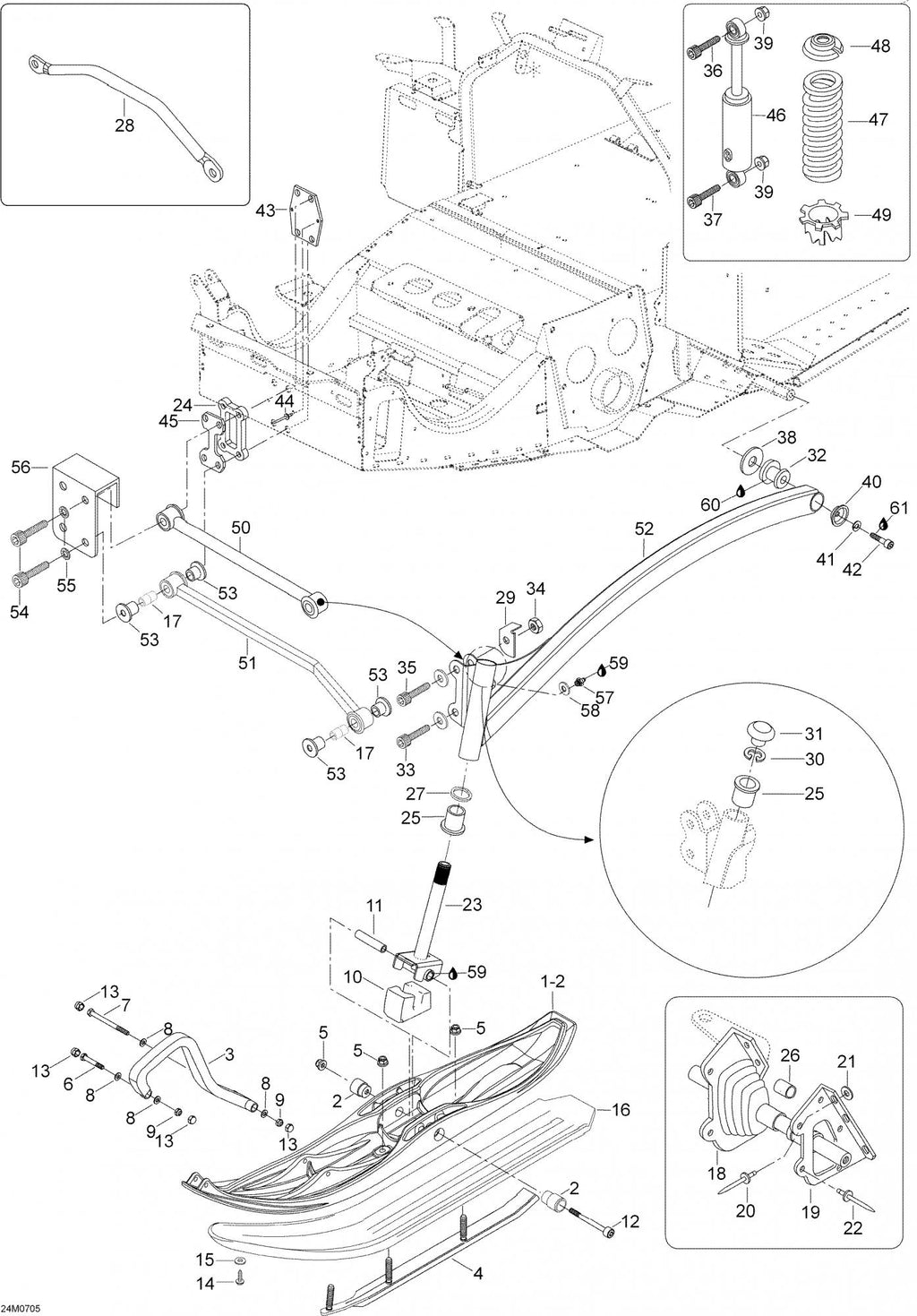 Fits 2004-2007 Ski-Doo Expedition 4-TEC / Expedition 600 H.O. SDI Models Plate, OEM Part # 605350192