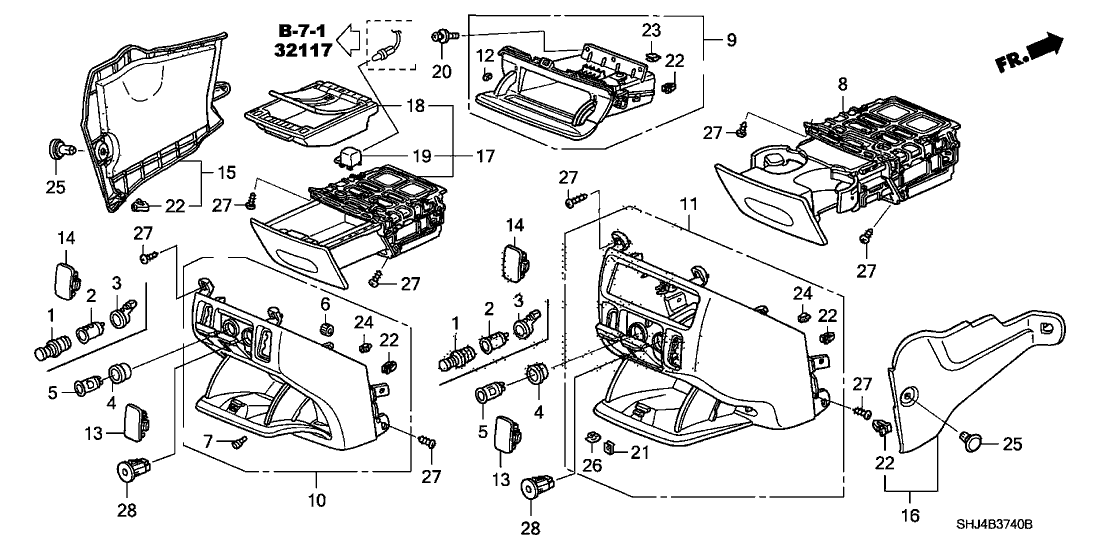 Honda New 2005-2007 Fits Honda Odyssey Cover Assy., Driver Heater *YR239L* (KI IVORY), Part # 77348-SHJ-A00ZD