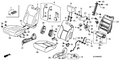 Honda New 2007-2011 Fits Honda Element Left Front Seat Back Pad Assembly, Part # 81522-SCV-L51