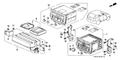 New 2004 Fits Acura MDX Tuner Assembly, Automatic Radio Gun Metallic Alpine, Part # 39100-S3V-A51ZB