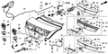 Honda New 2013 Fits Honda Civic Garnish Assy., Trunk Lid *YR600M* (KONA COFFEE METALLIC), Part # 74890-TS8-309ZA