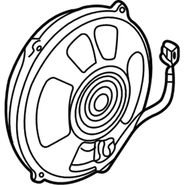 Acura New 2001-2003 Fits Acura MDX Speaker Assembly 250mm, Part # 39120-S3V-A71