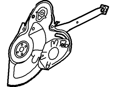 Ford New 2003-2005 Fits Ford Explorer Sport Trac Regulator - Window - Less Motor Base No. 27008 Position Passenger Side, Part # 3L2Z7827008AA