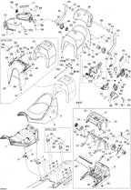 Fits 2005-2006 Ski-Doo Expedition 550F / GTX 500SS Models Seat Stud, OEM Part # 510004417