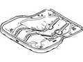 Ford New 2007-2008 Fits Ford / Lincoln Edge / MKX Frame and Spring - Frt Seat Cushion Base No., Part # 7T4Z7863100A