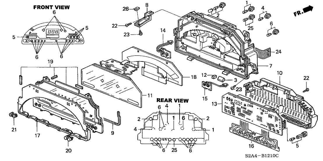 Honda New 2000-2003 Fits Honda S2000 Print Panel, Part # 78147-S2A-003