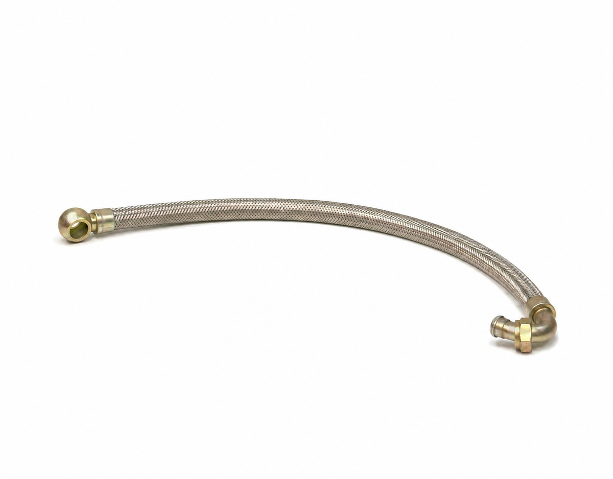 Ferrari Metal Braided Oil Pipe — OEM 128541