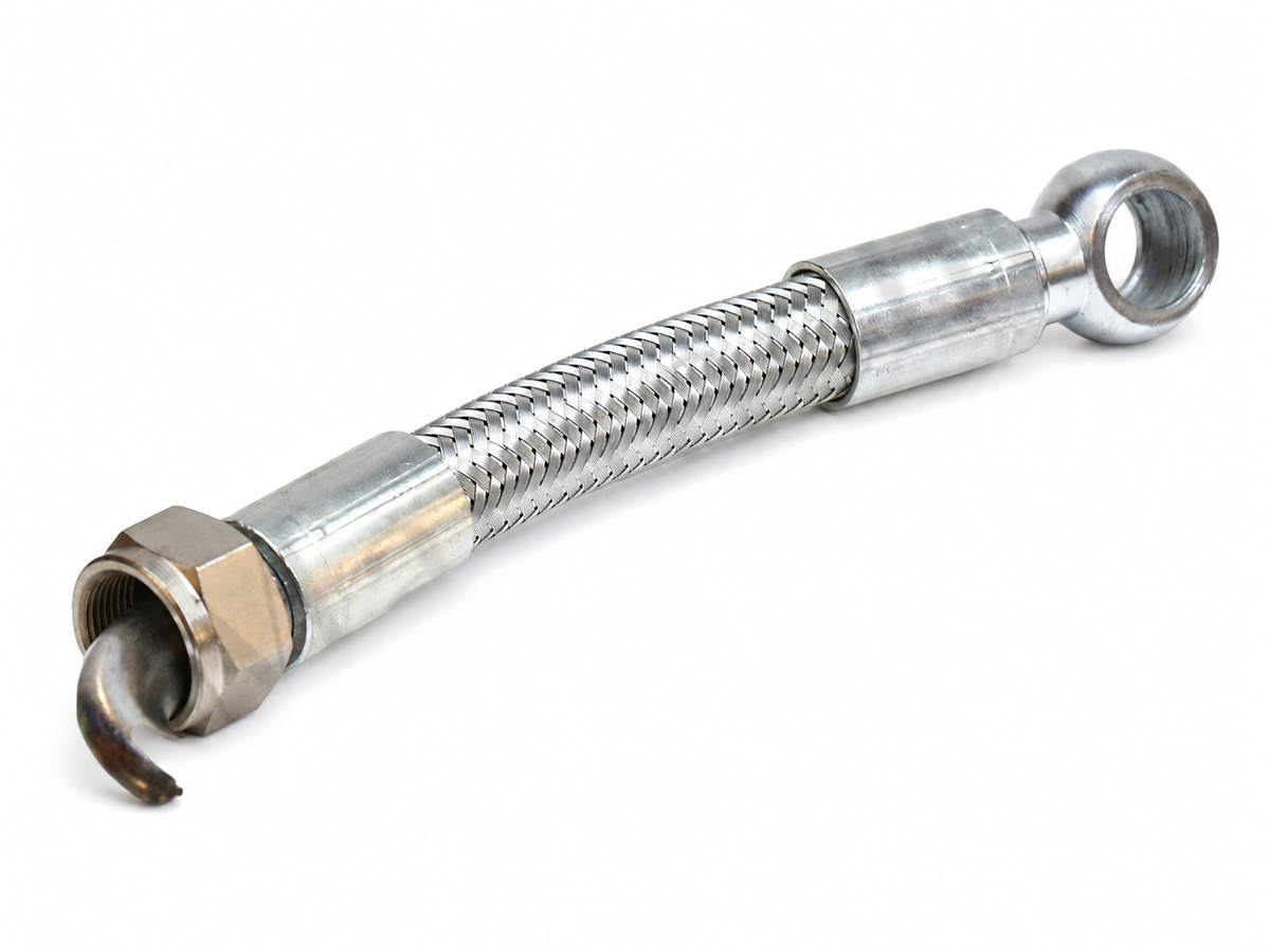 Ferrari Braided Oil Pipe — OEM 114920