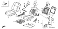 Honda New 2003-2005 Fits Honda Pilot Headrest Assy., FR. *YR203L* (SADDLE), Part # 81140-S9V-A21ZC