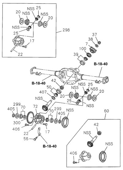 Honda New 1994-1995 Fits Honda Passport Gear Set, Final Drive, Part # 82601-63100
