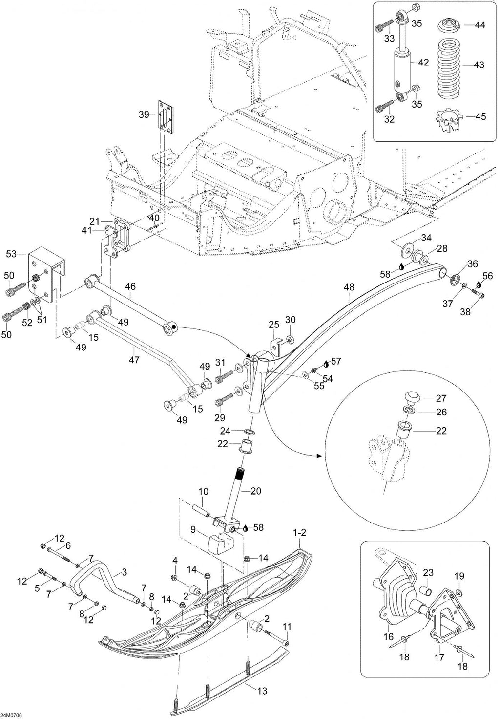 Fits 2004-2007 Ski-Doo Expedition 4-TEC / Expedition 600 H.O. SDI Models Plate, OEM Part # 605350192