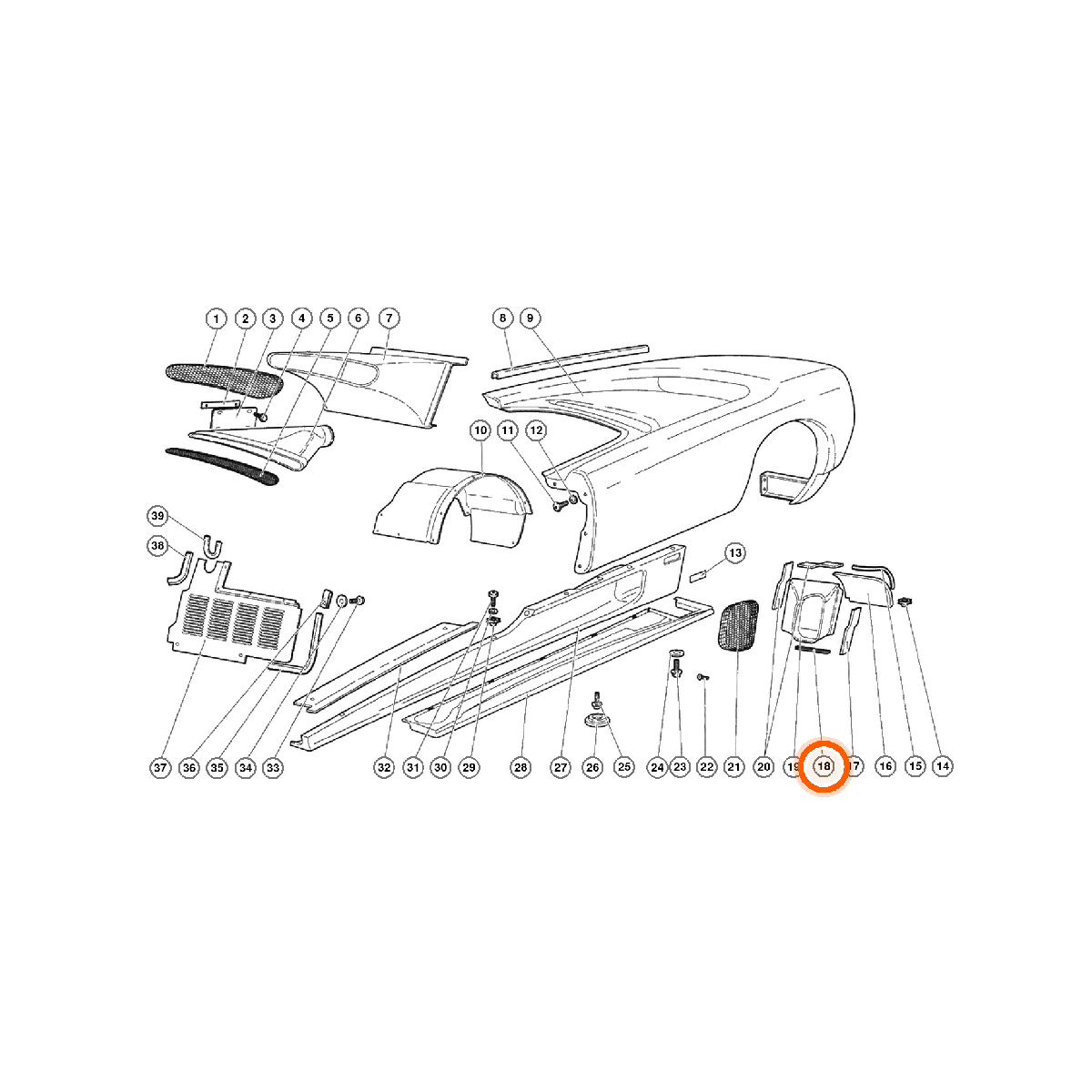 Iron Vault highlighted EPC square-v1 66.04.00 callout 018 — SKU 009411512