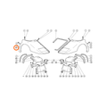 Iron Vault highlighted EPC square-v1 66.03.00 callout 027 — SKU 0066007428