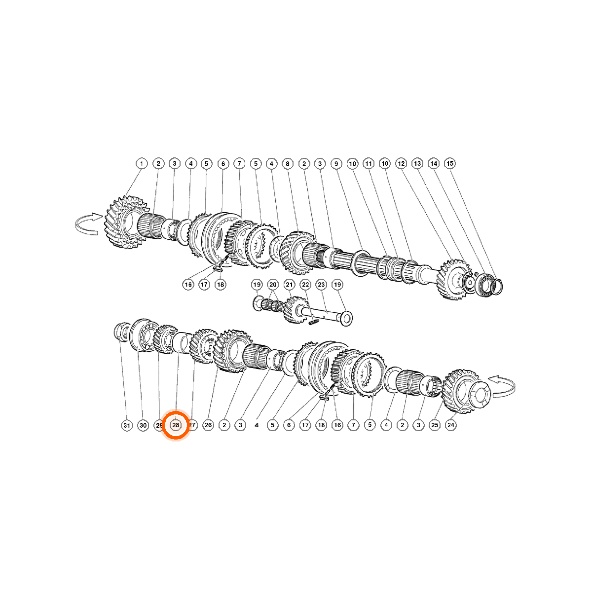 Iron Vault highlighted EPC square-v1 24.06.00 callout 028 — SKU 0024001451