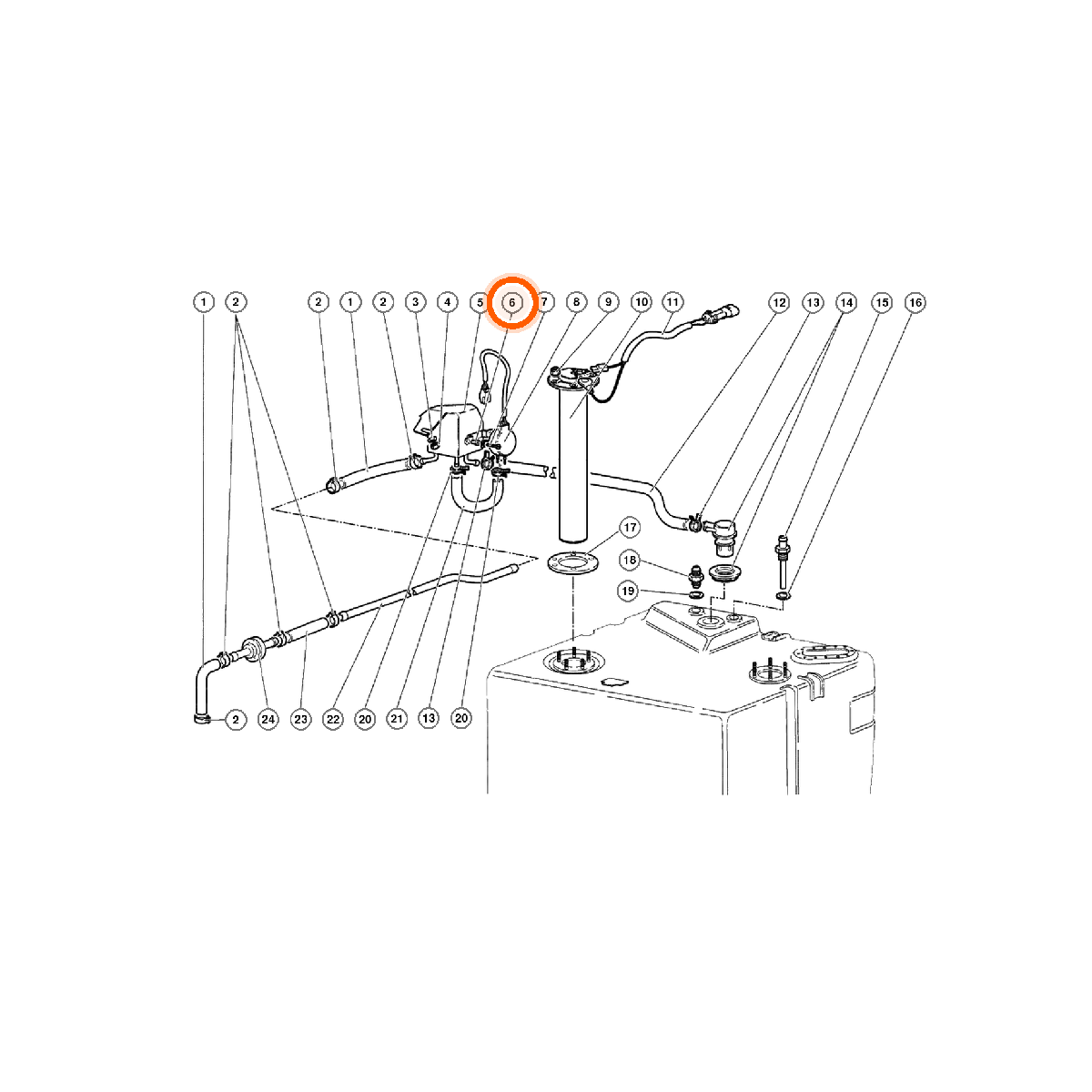Iron Vault highlighted EPC square-v1 62.03.00 callout 006 — SKU 0062001396