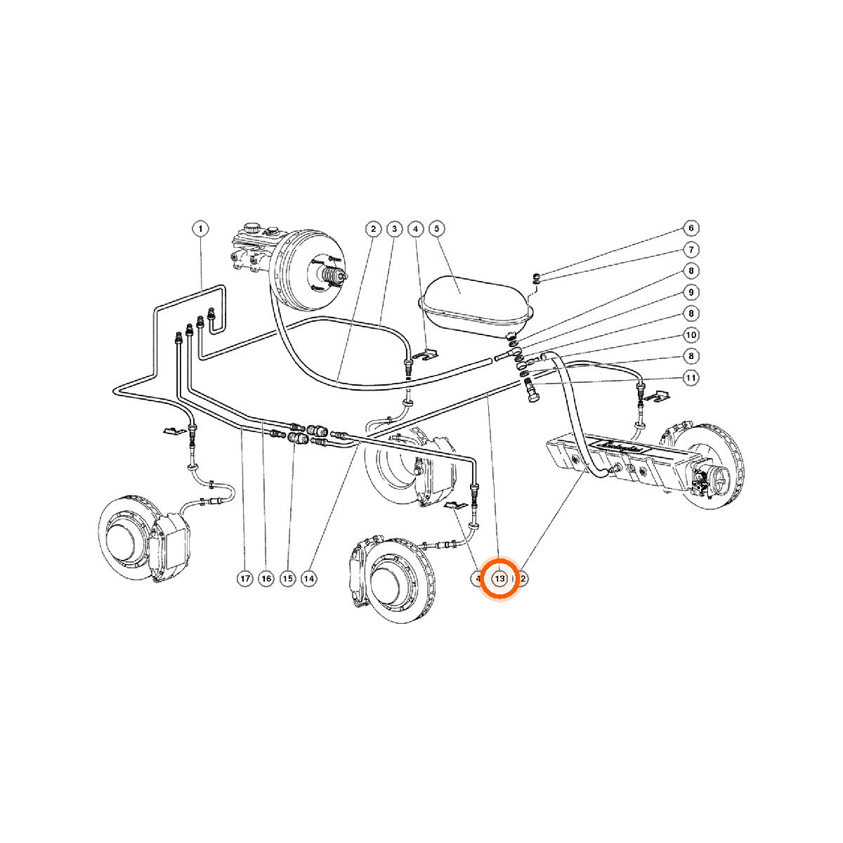 Iron Vault highlighted EPC square-v1 3132.01.00 callout 013 — SKU 0032006890