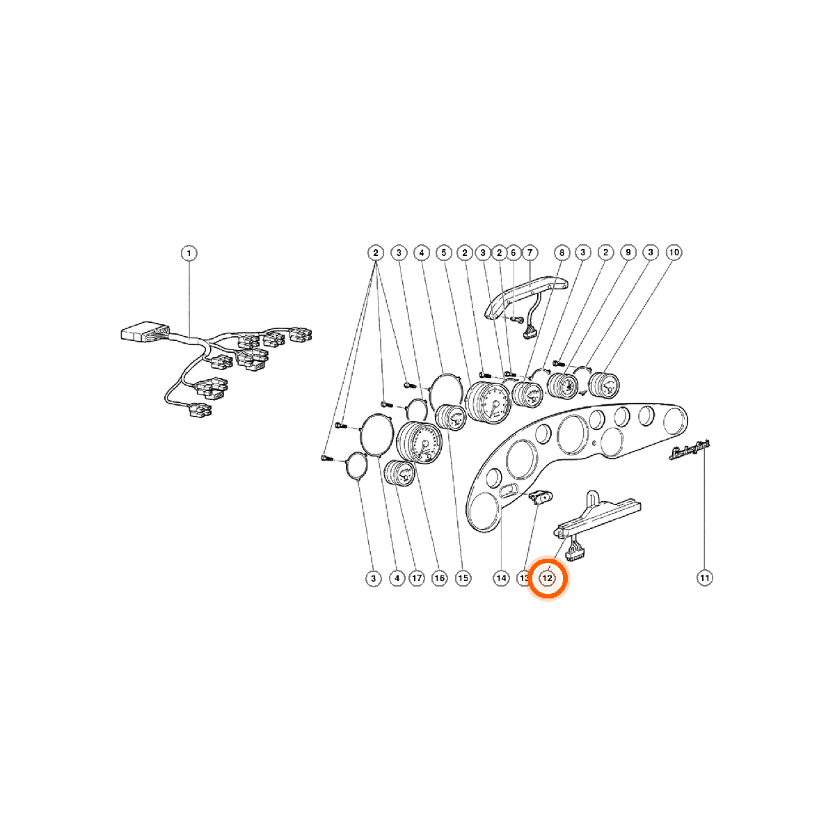 Iron Vault highlighted EPC square-v1 60.01.00 callout 012 — SKU 0060008746