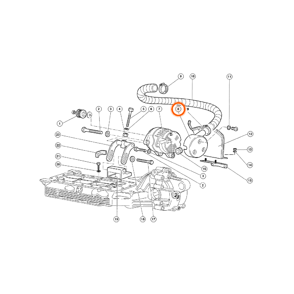 Iron Vault highlighted EPC square-v1 16.03.00 callout 008 — SKU 0016006127