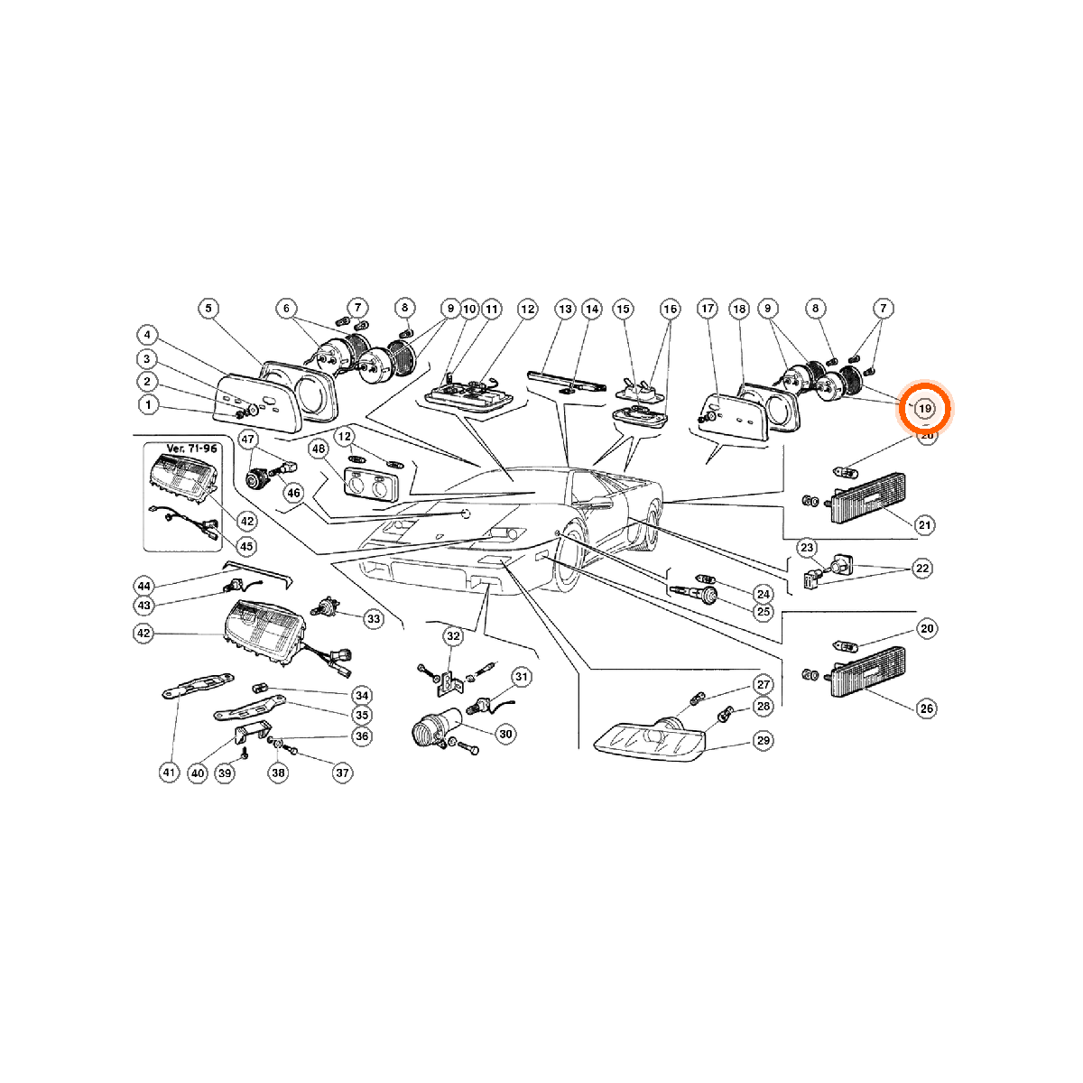Iron Vault highlighted EPC square-v1 63.01.00 callout 019 — SKU 0063007557