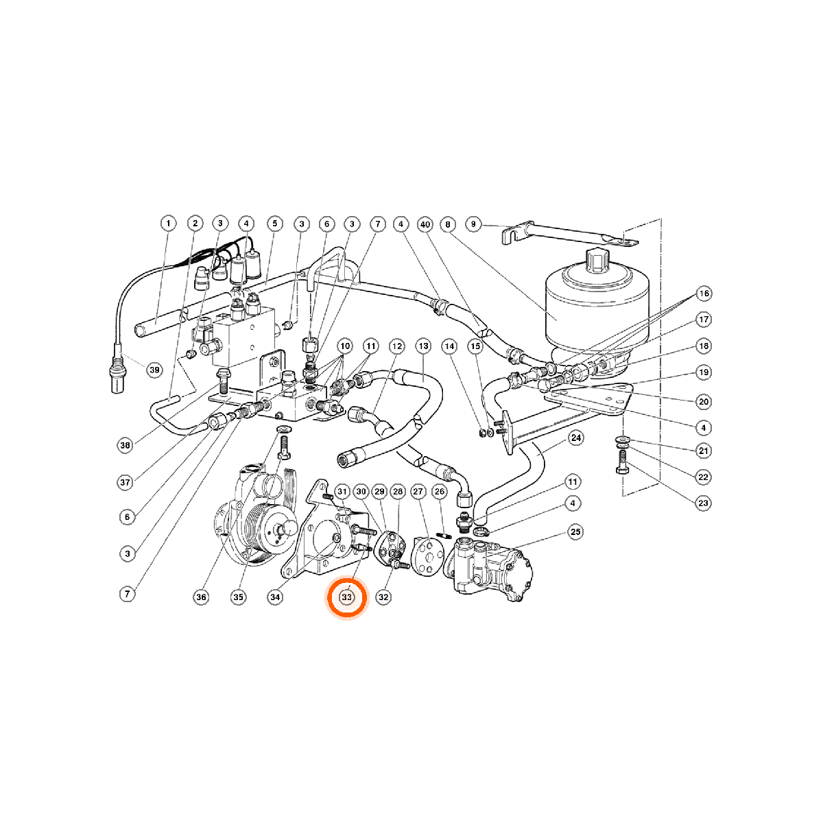 Iron Vault highlighted EPC square-v1 43.04.00 callout 033 — SKU 008100860