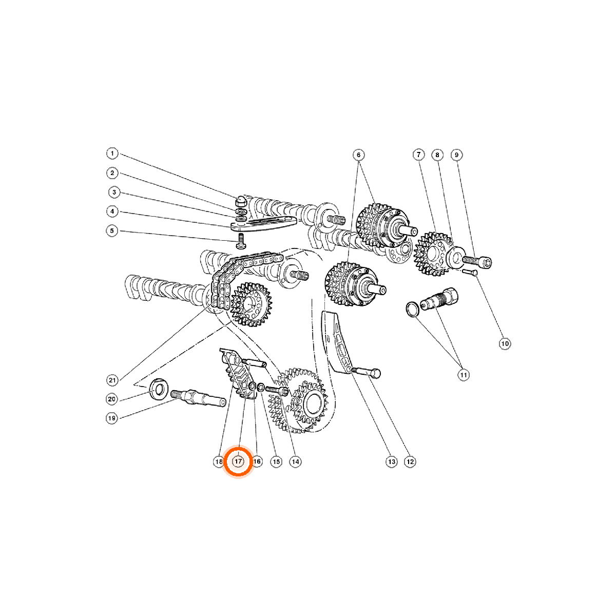 Iron Vault highlighted EPC square-v1 12.01.00 callout 017 — SKU 07M109224