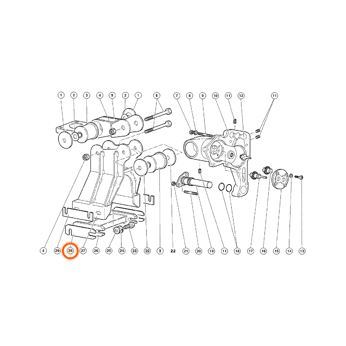 Iron Vault highlighted EPC square-v1 24.04.00 callout 028 — SKU 002433991