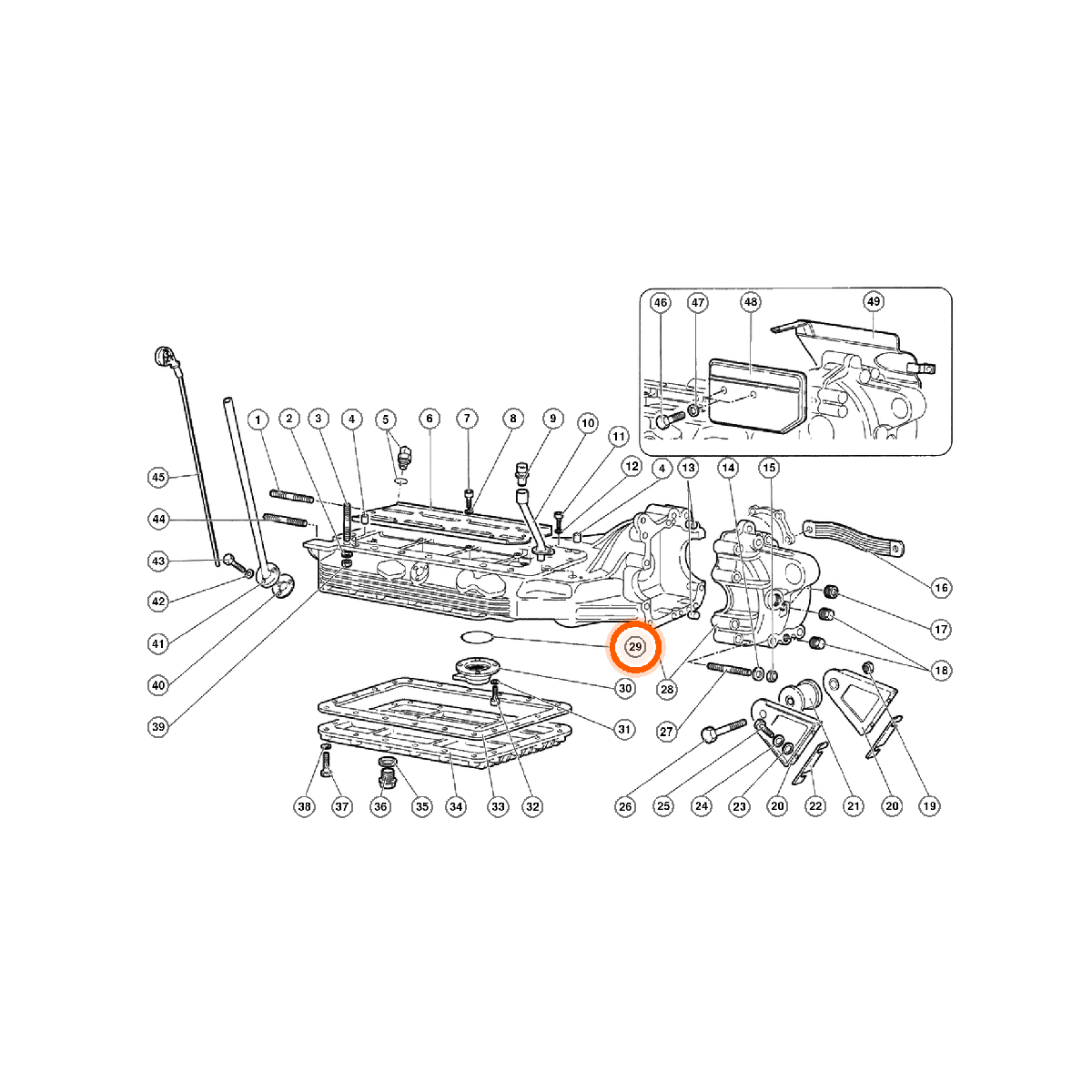 Iron Vault highlighted EPC square-v1 18.03.00 callout 029 — SKU WHT002222