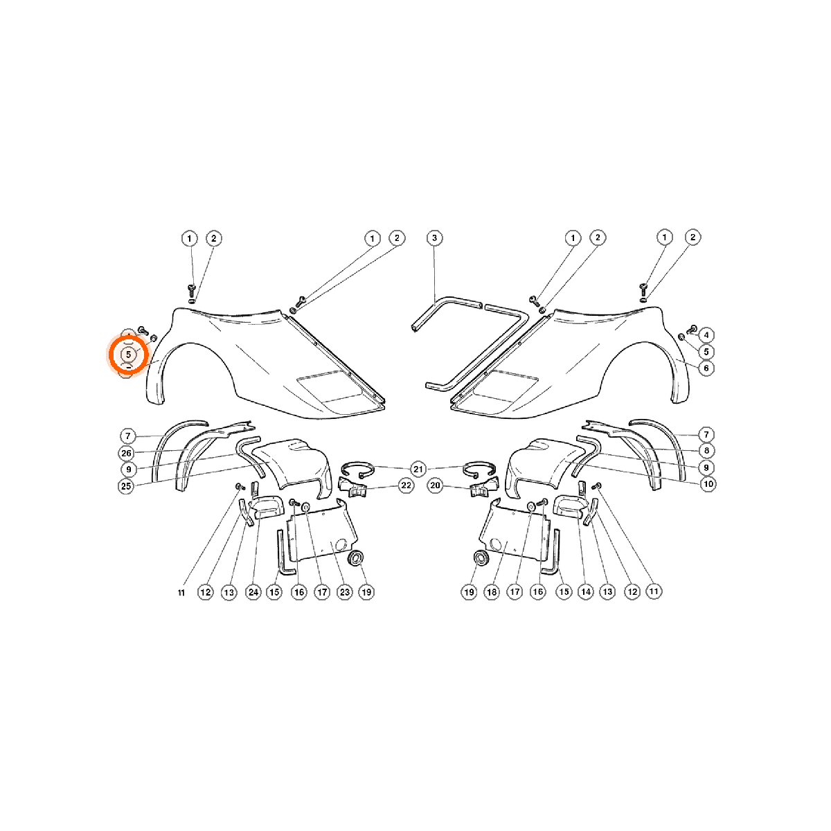 Iron Vault highlighted EPC square-v1 66.03.00 callout 005 — SKU 008400633