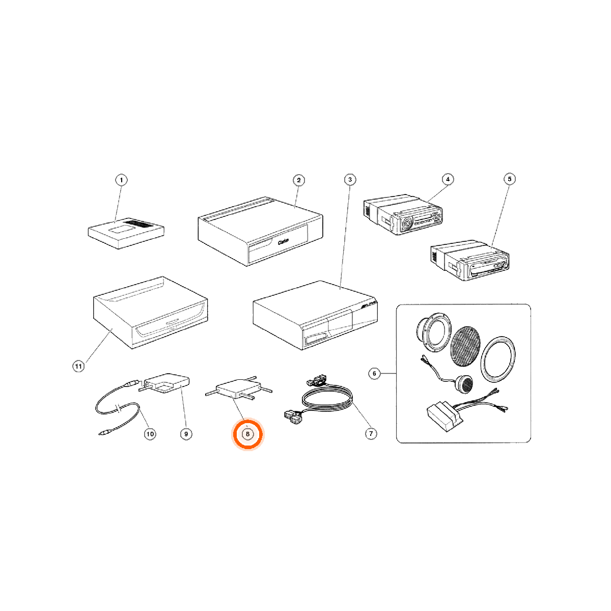 Iron Vault highlighted EPC square-v1 59.02.00 callout 008 — SKU 0059008247