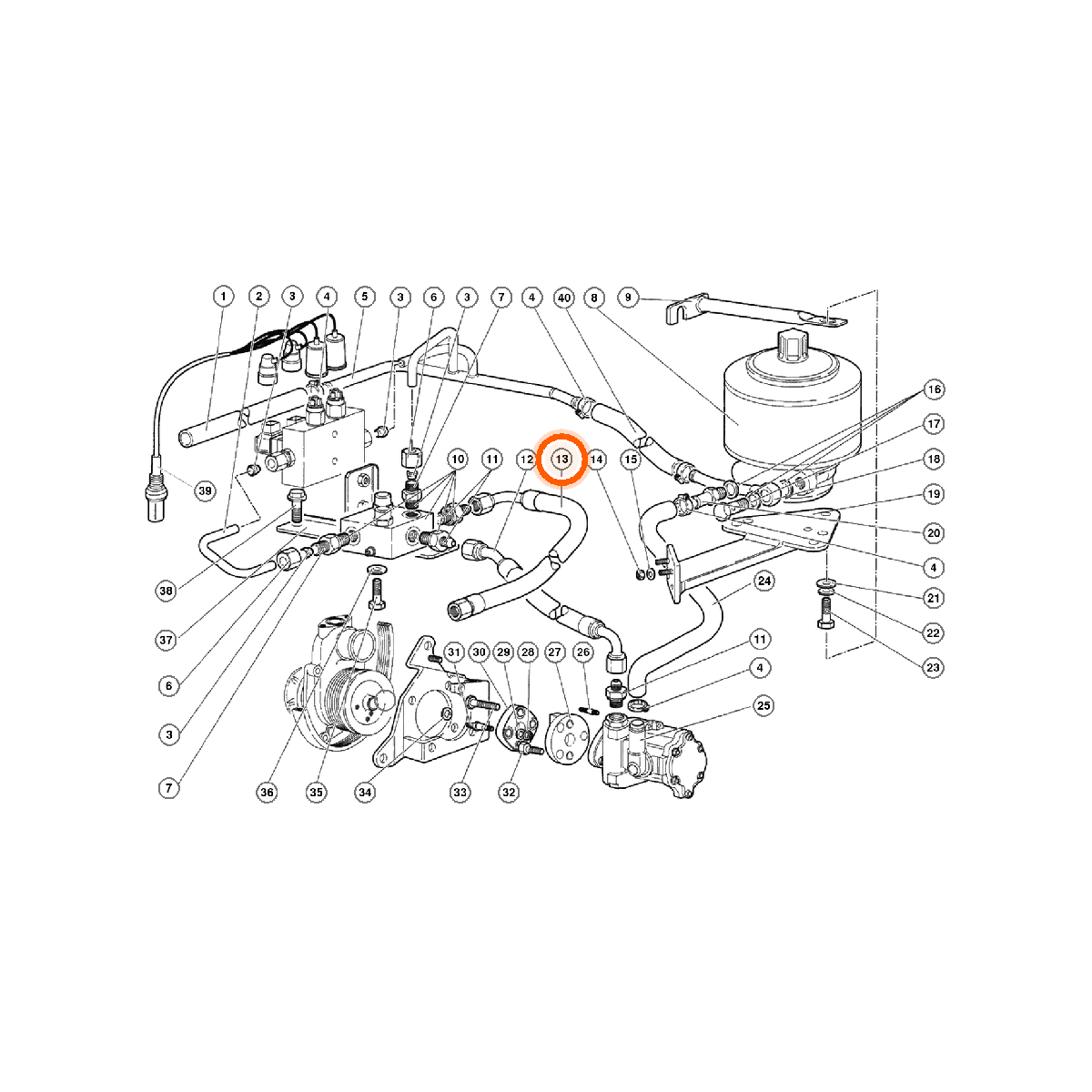 Iron Vault highlighted EPC square-v1 43.04.00 callout 013 — SKU 004034582