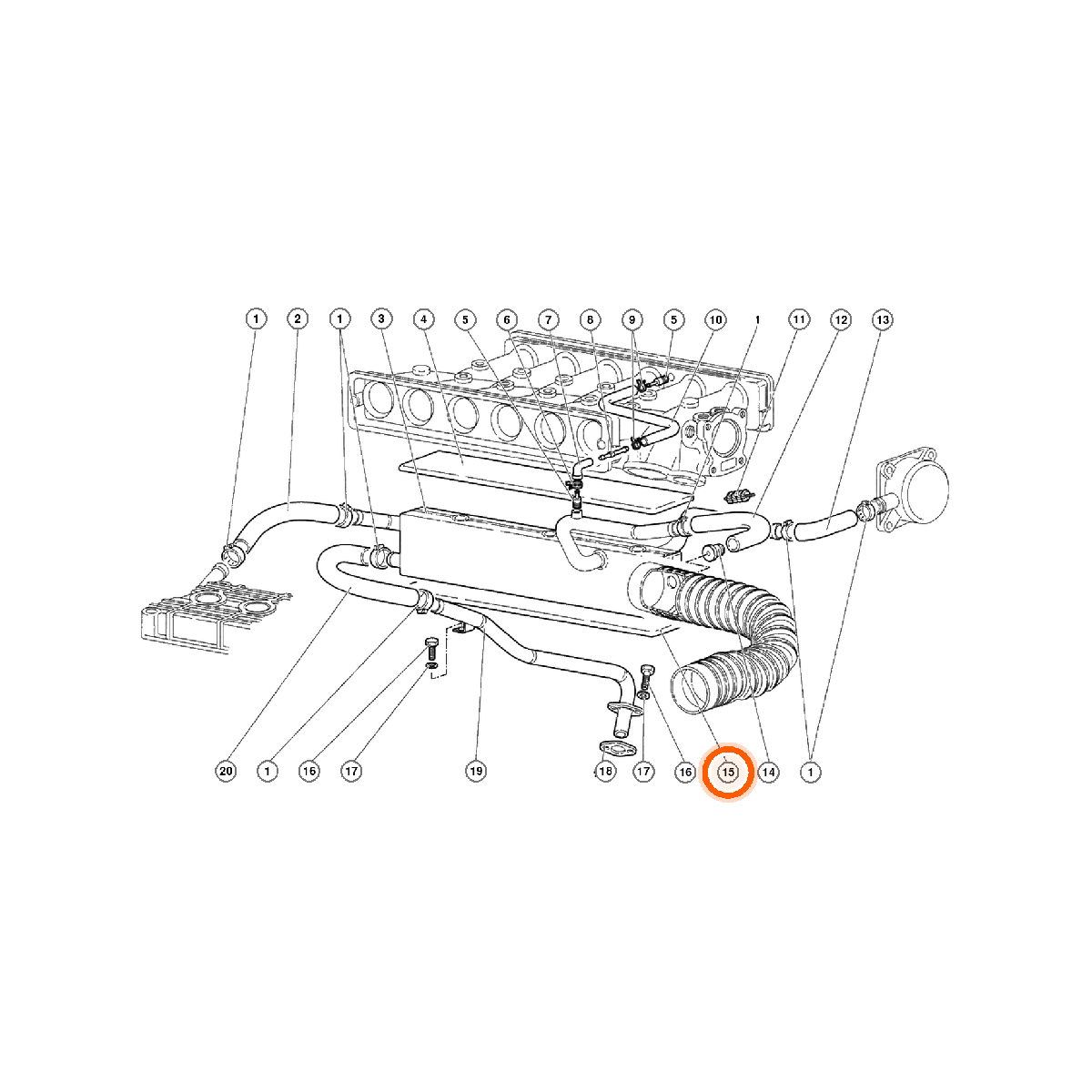 Iron Vault highlighted EPC square-v1 15.04.00 callout 015 — SKU 001533447