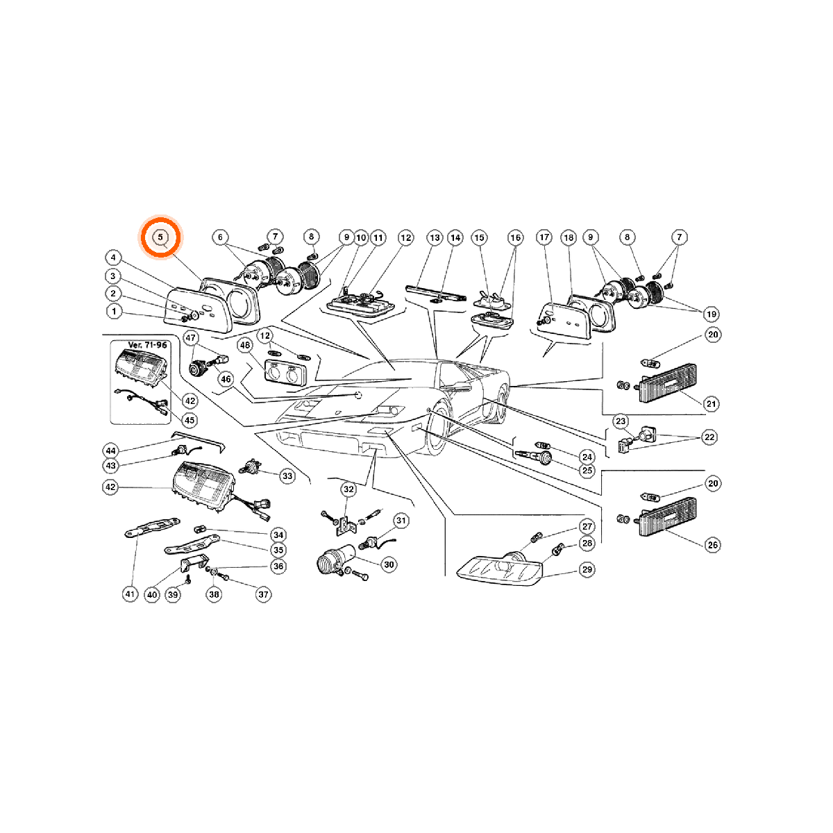 Iron Vault highlighted EPC square-v1 63.01.00 callout 005 — SKU 0076005463