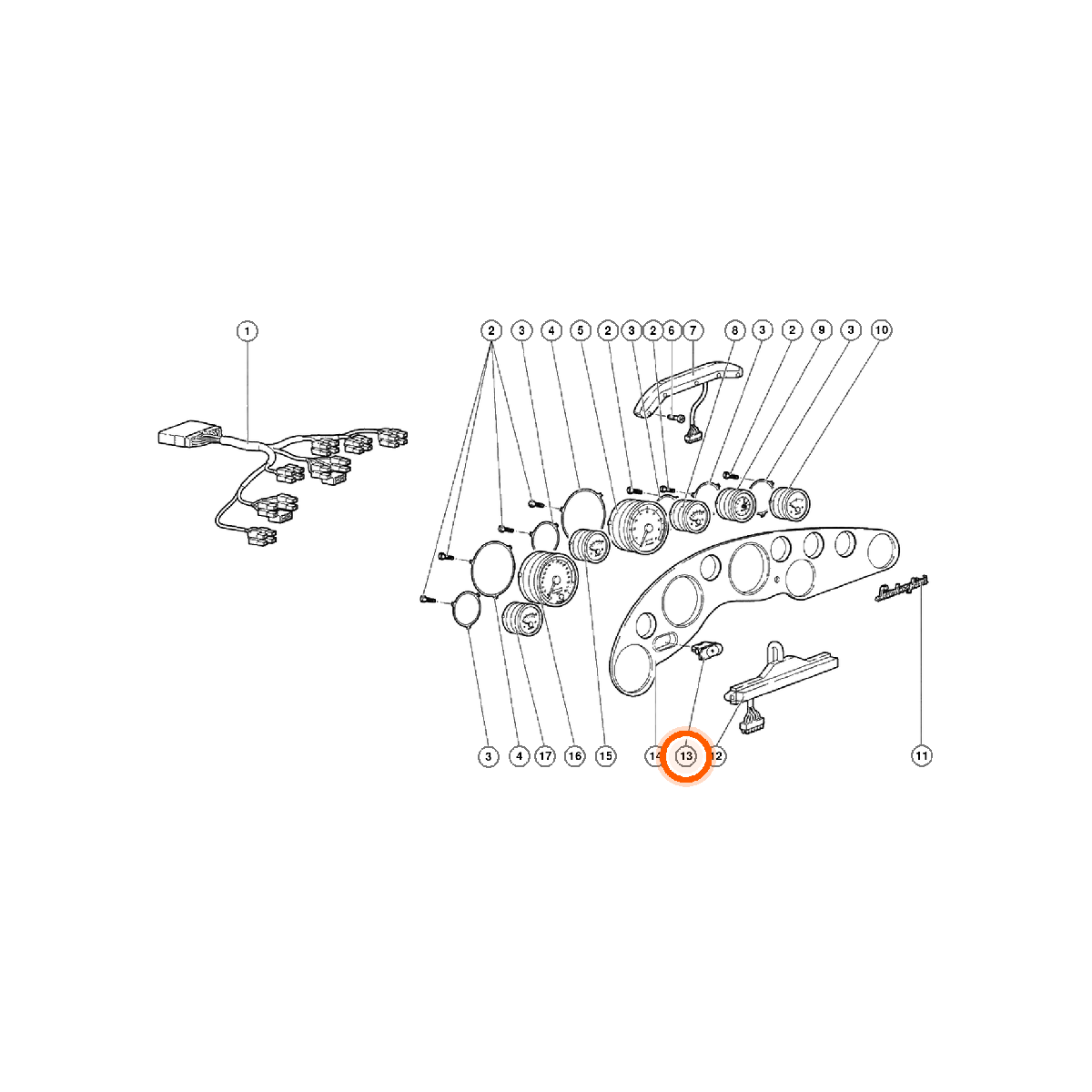 Iron Vault highlighted EPC square-v1 60.01.00 callout 013 — SKU 0060006350