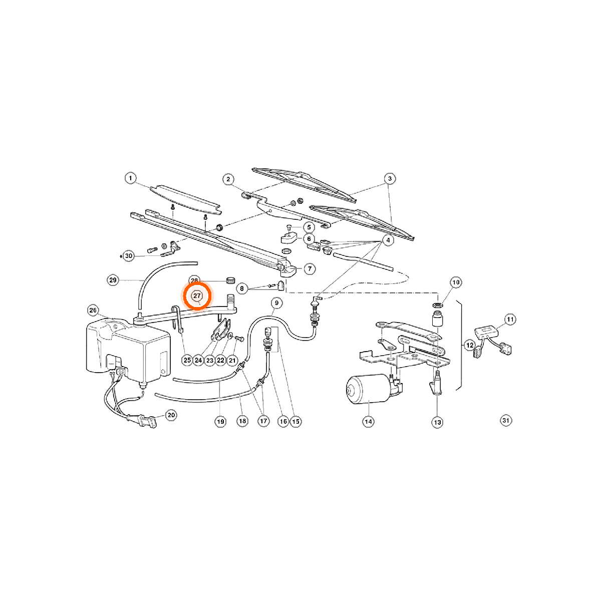 Iron Vault highlighted EPC square-v1 71.01.00 callout 027 — SKU 0071005420