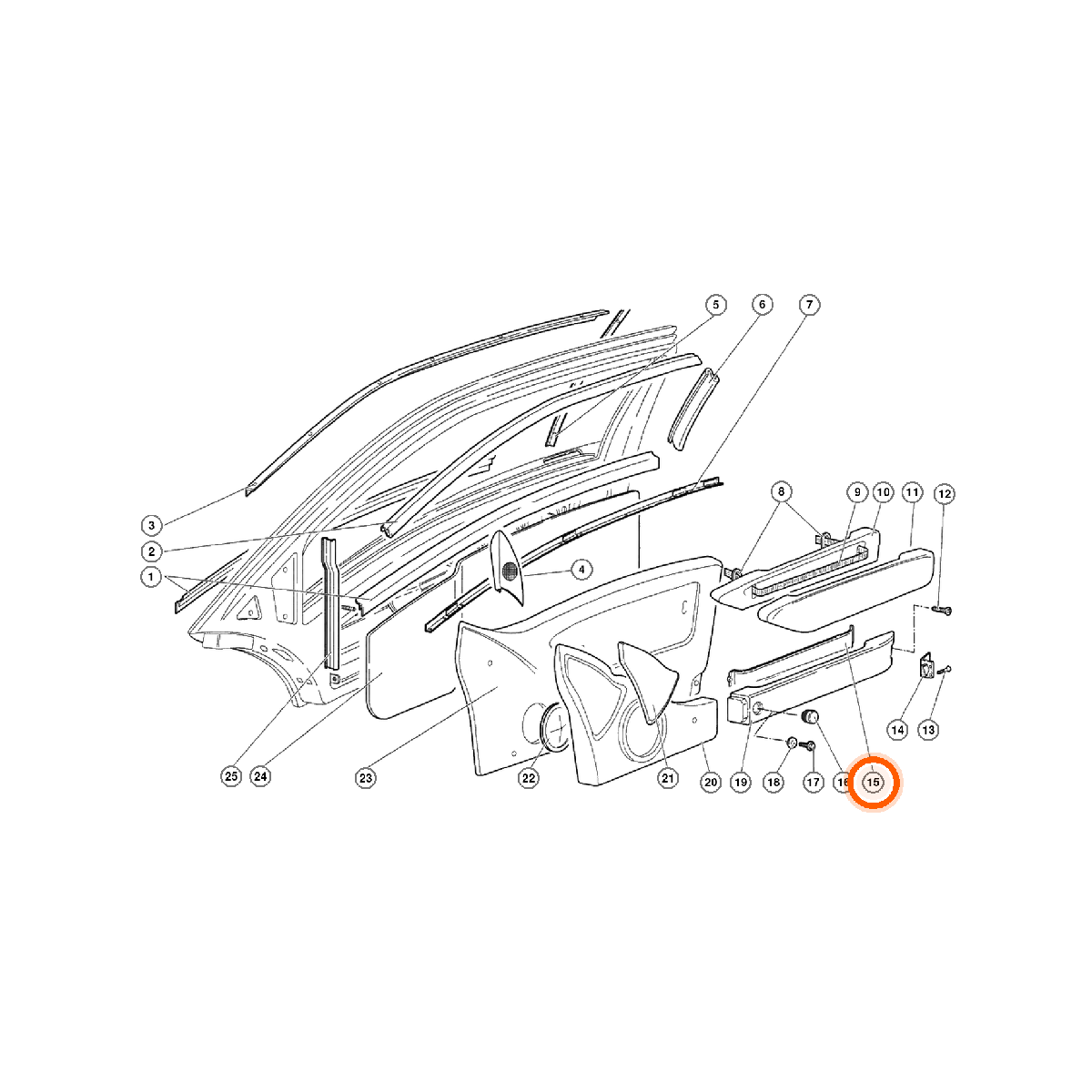 Iron Vault highlighted EPC square-v1 72.03.00 callout 015 — SKU 009921620