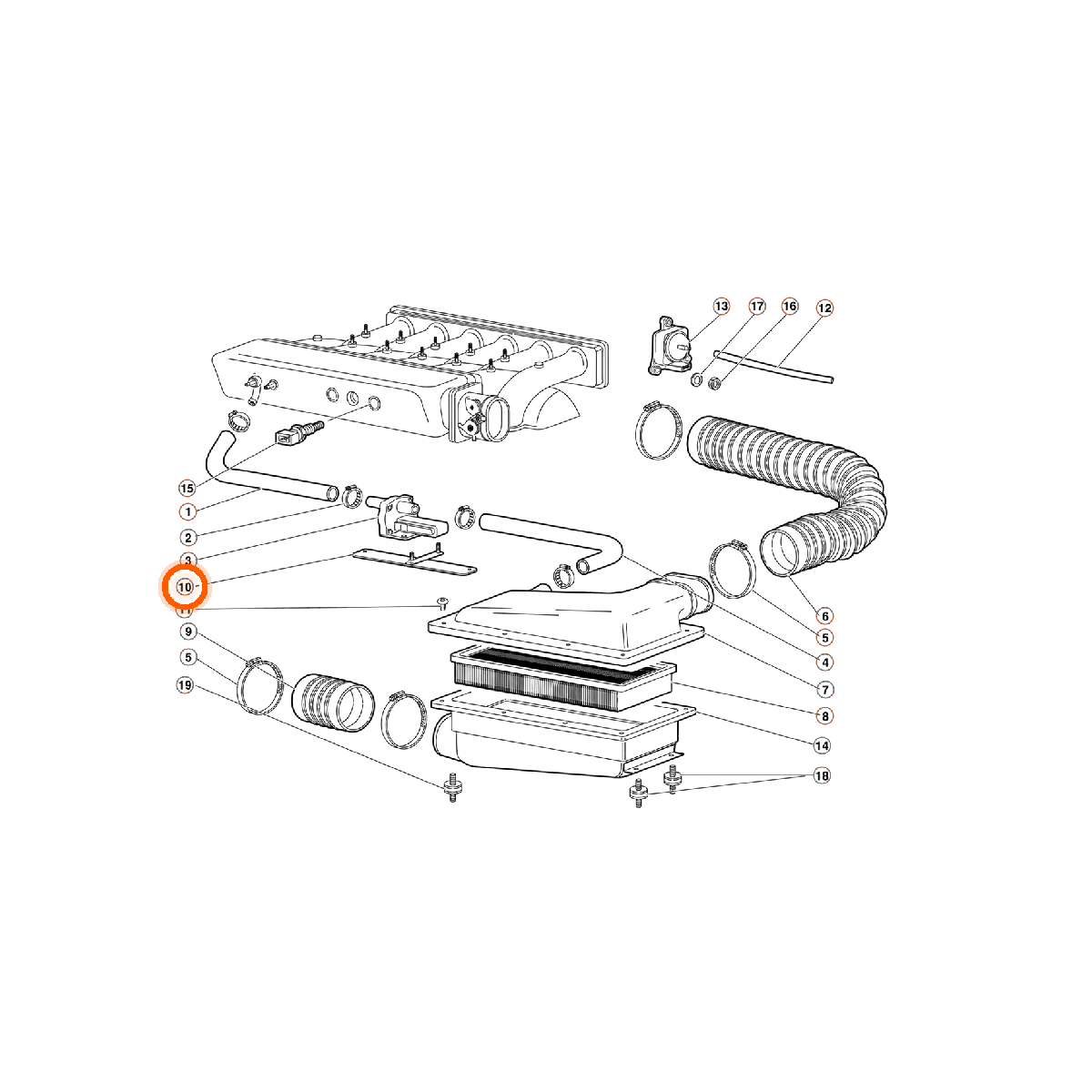 Iron Vault highlighted EPC square-v1 13.02.00 callout 010 — SKU 002028003