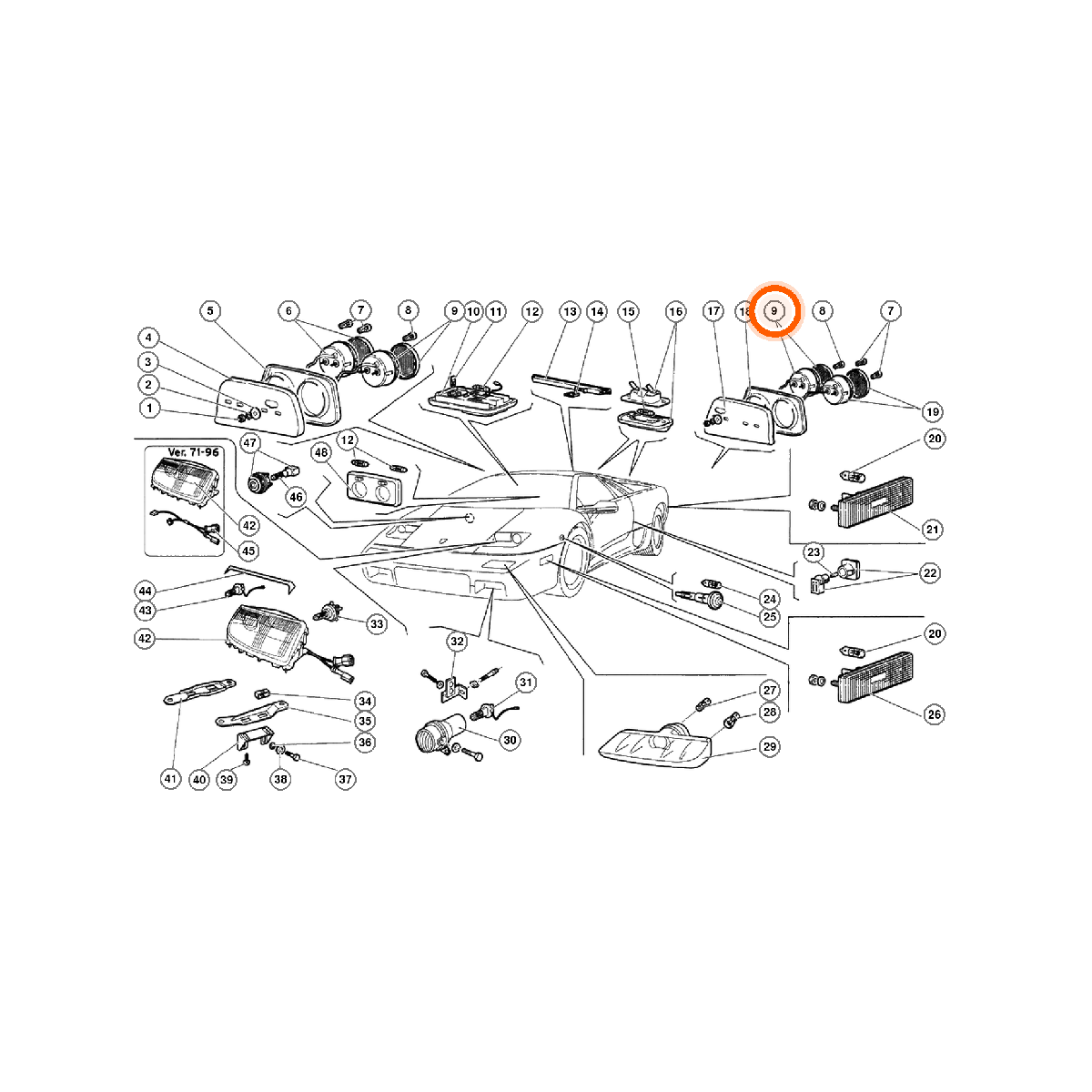 Iron Vault highlighted EPC square-v1 63.01.00 callout 009 — SKU 006328344