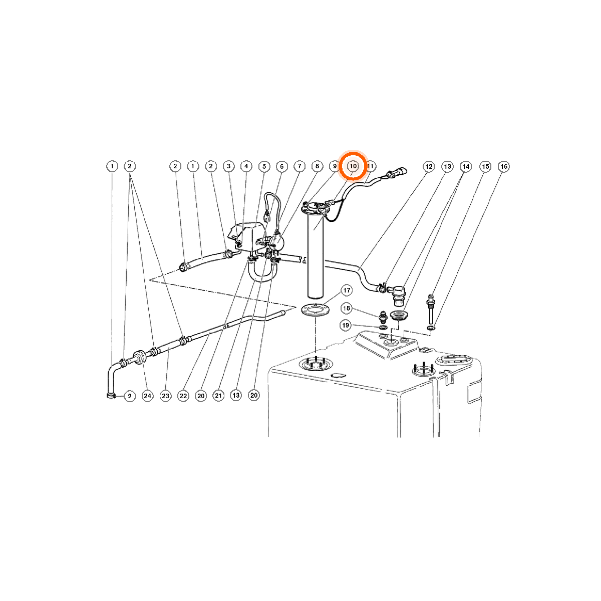Iron Vault highlighted EPC square-v1 62.03.00 callout 010 — SKU 006229648